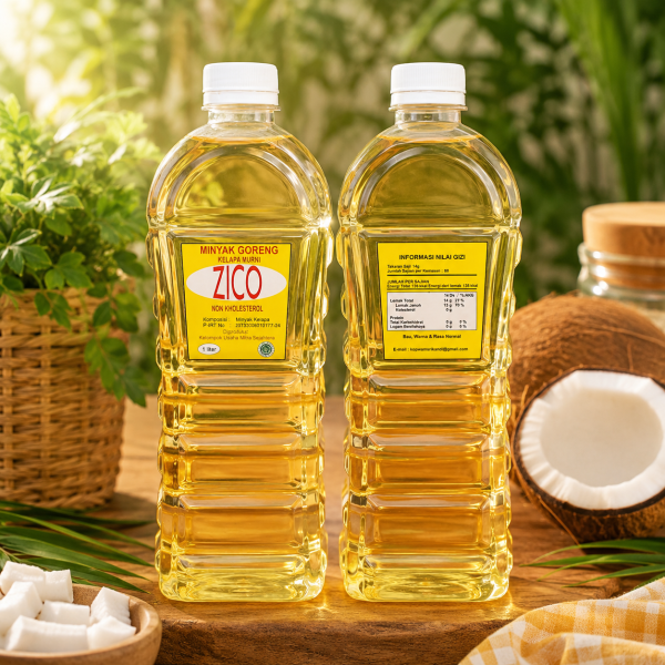 Zico Minyak Goreng Kelapa Murni 1 Liter
