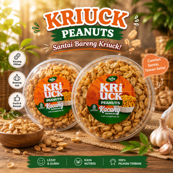 Spring Food Kriuck Kacang Bawang