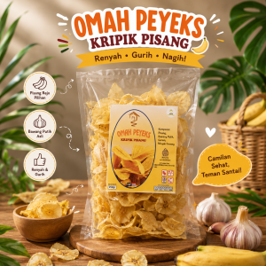 Omah Peyek Keripik Pisang 250 gram