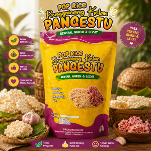 Pratiwi Pop Rice rengginang ketan