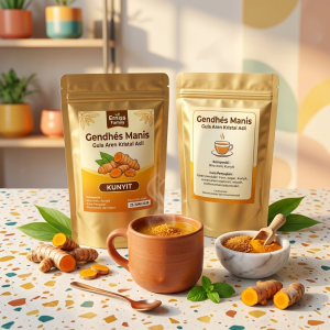 Gendhes manis - Gula aren kristal rasa kunyit 234 g